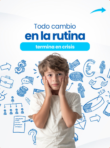 Cuando todo cambio en la rutina termina en crisis