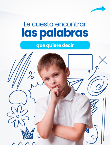 Cuando le cuesta encontrar las palabras que quiere decir