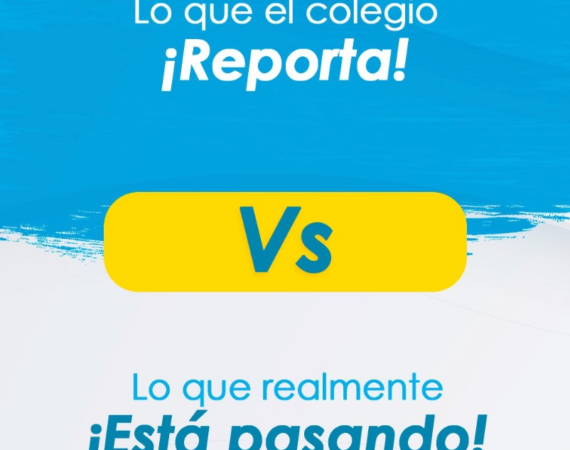 Lo que el Colegio Reporta vs Lo que Realmente Está Pasando